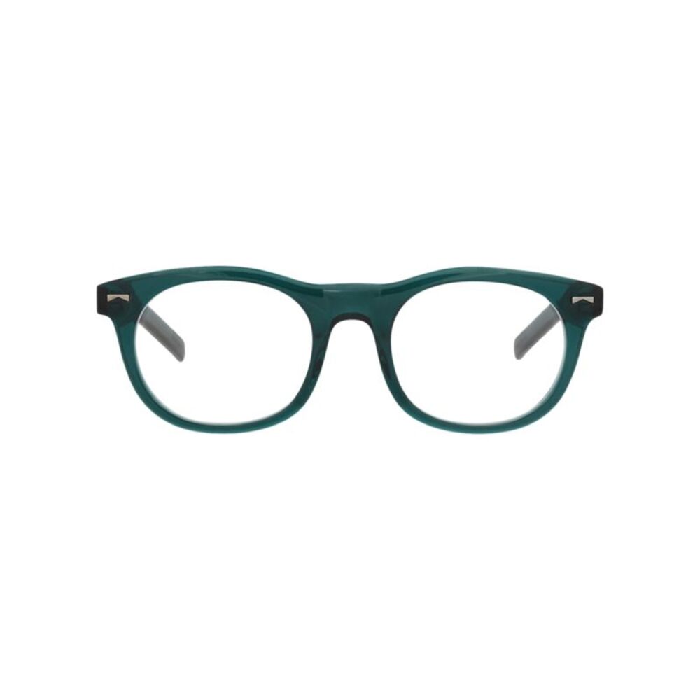 Montblanc Round-Frame Acetate Optical Frames Green Mens
